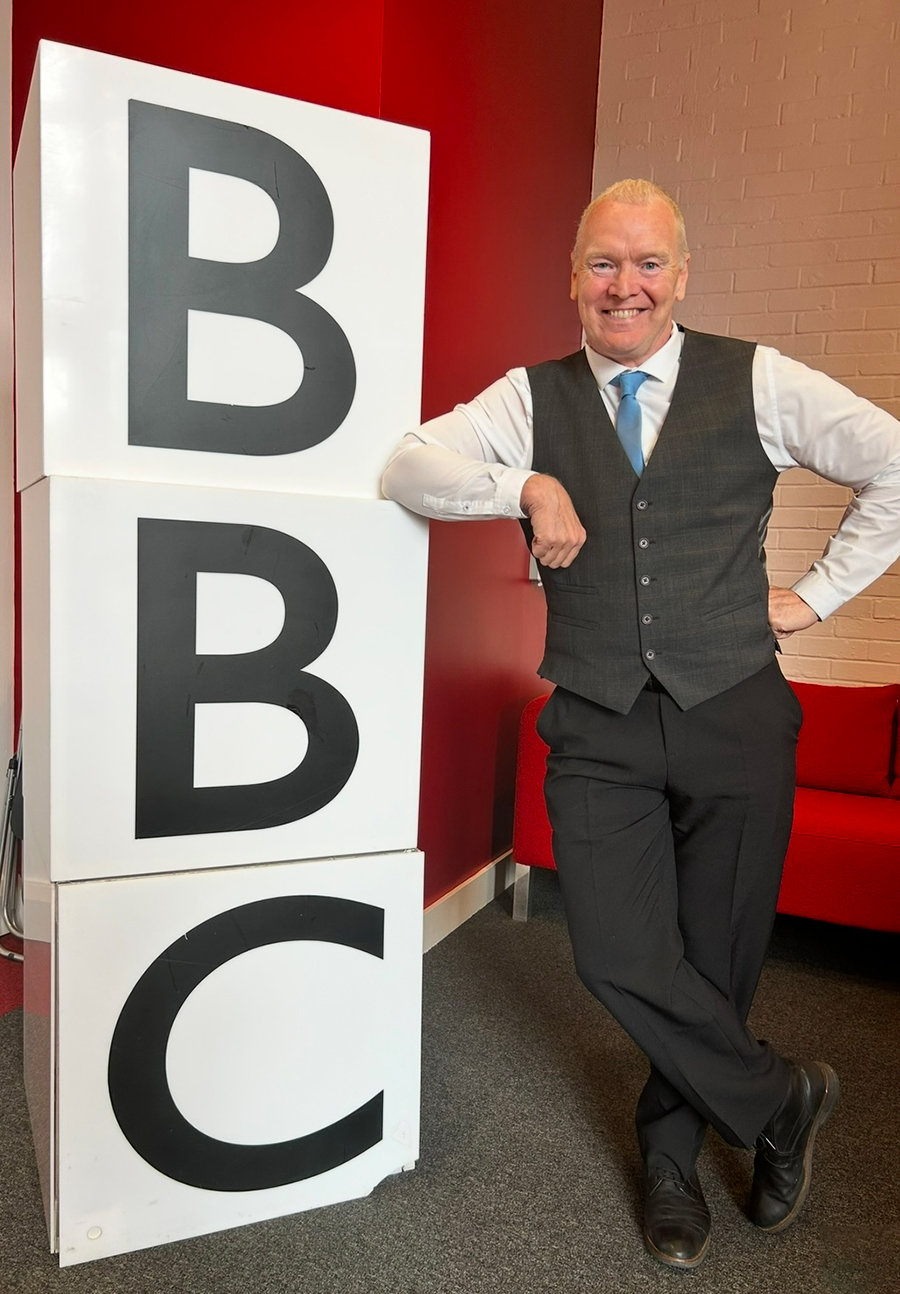 Chris at the BBC